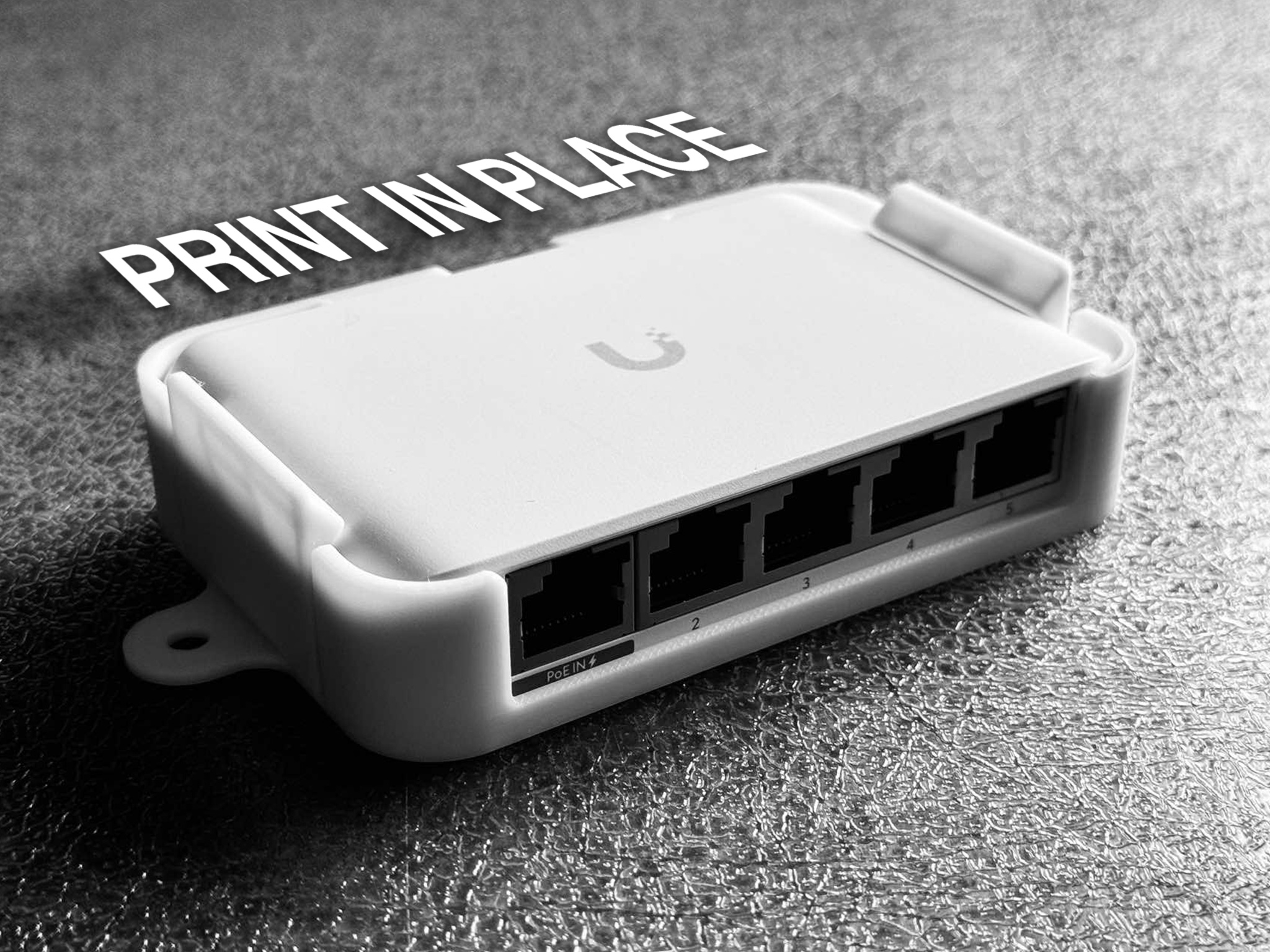 UniFi USW-Flex-Mini Underdesk/Wall Mount (Print-in-Place)