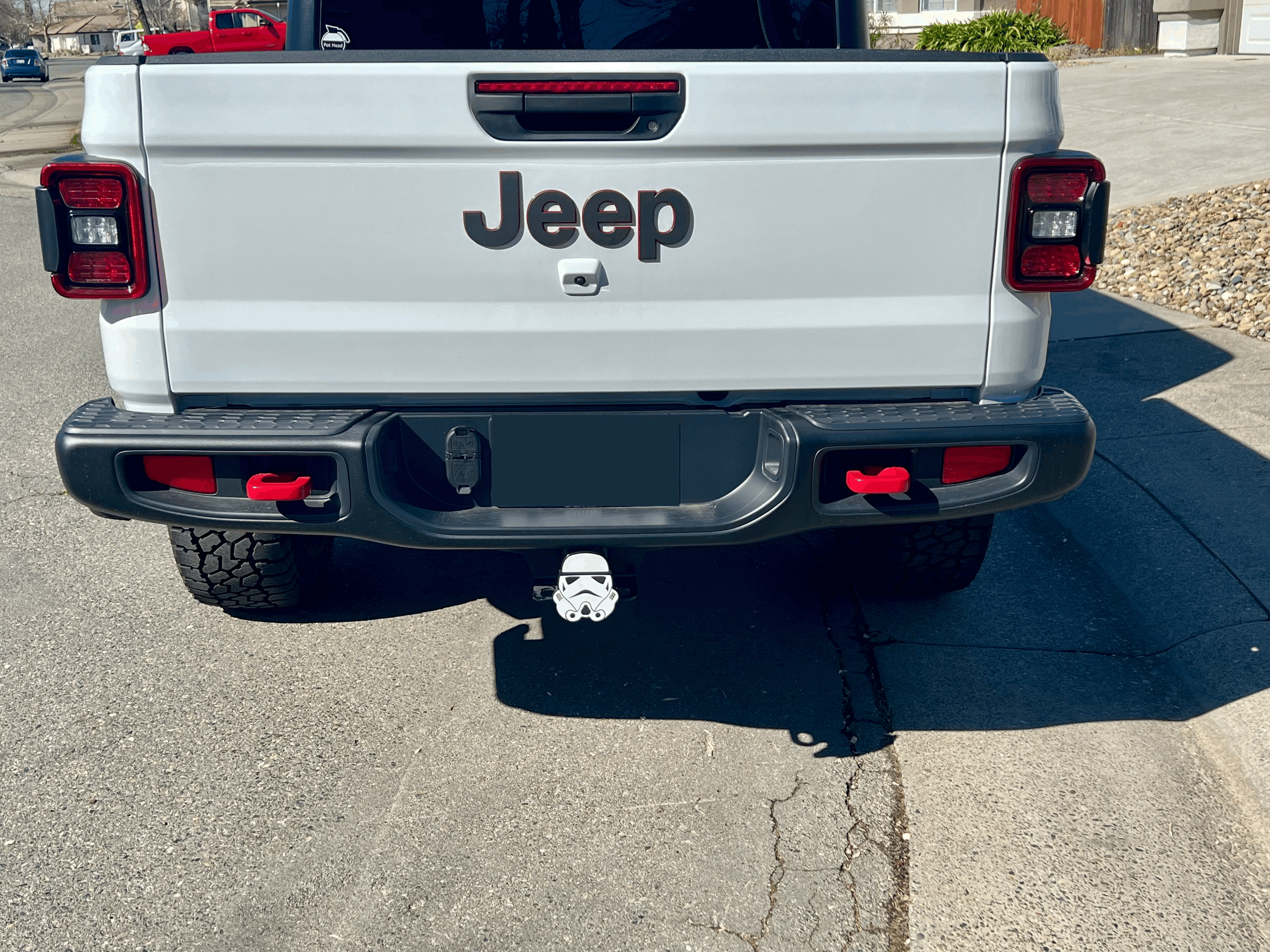 Tow hitch cover