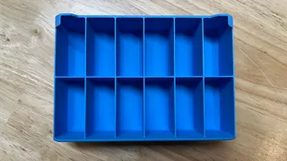 3x1x2-Deep - Grid Double-Divided - Multibin Drawer