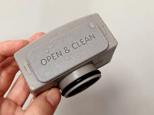 Shower Drain Cap (Open & Clean)