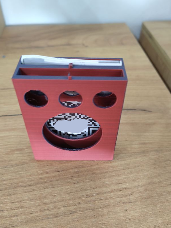 Double tray Label/Wifi-Voucherholder 62mm x 85mm