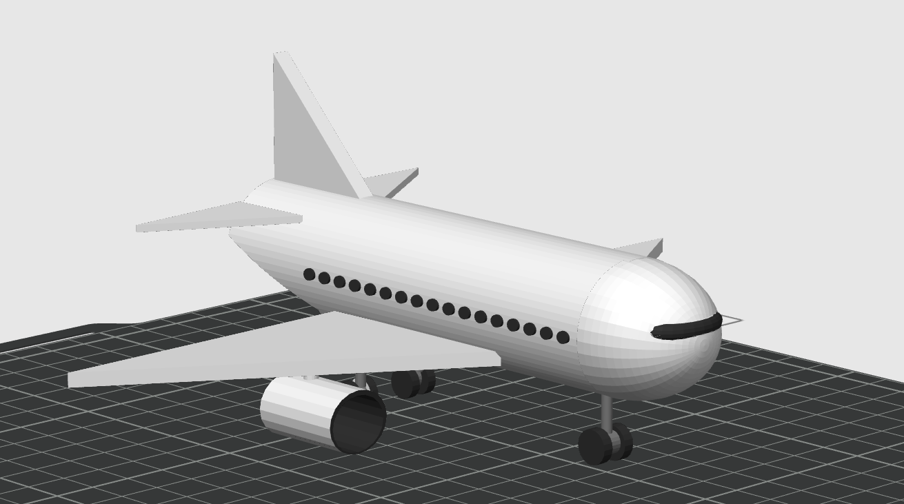 Airplane model