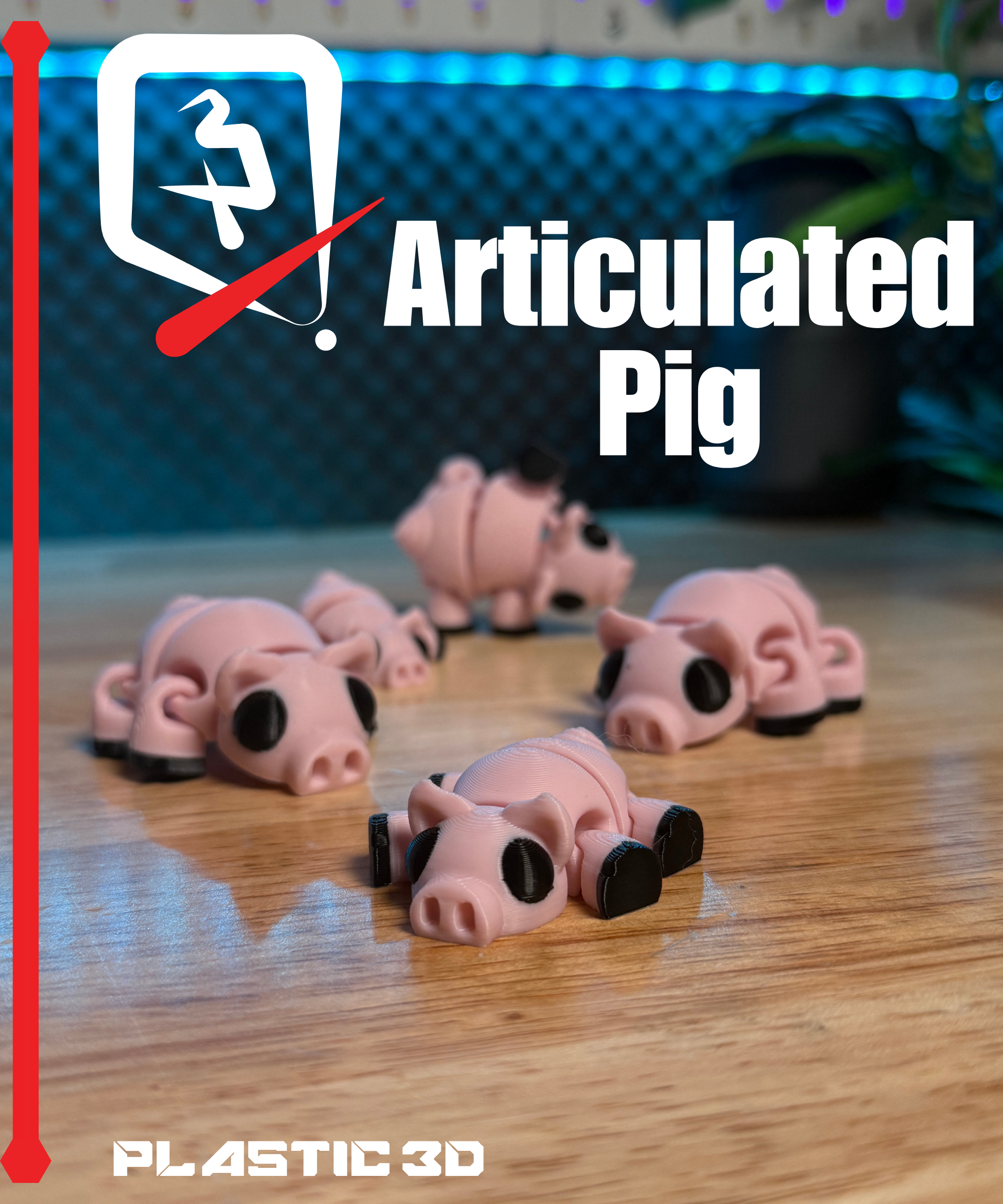 Oink-tastic Articulated Pig!