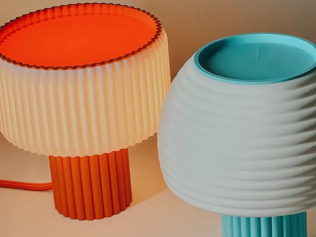 Modern designer lamps - Shroom Curve - Radian Form