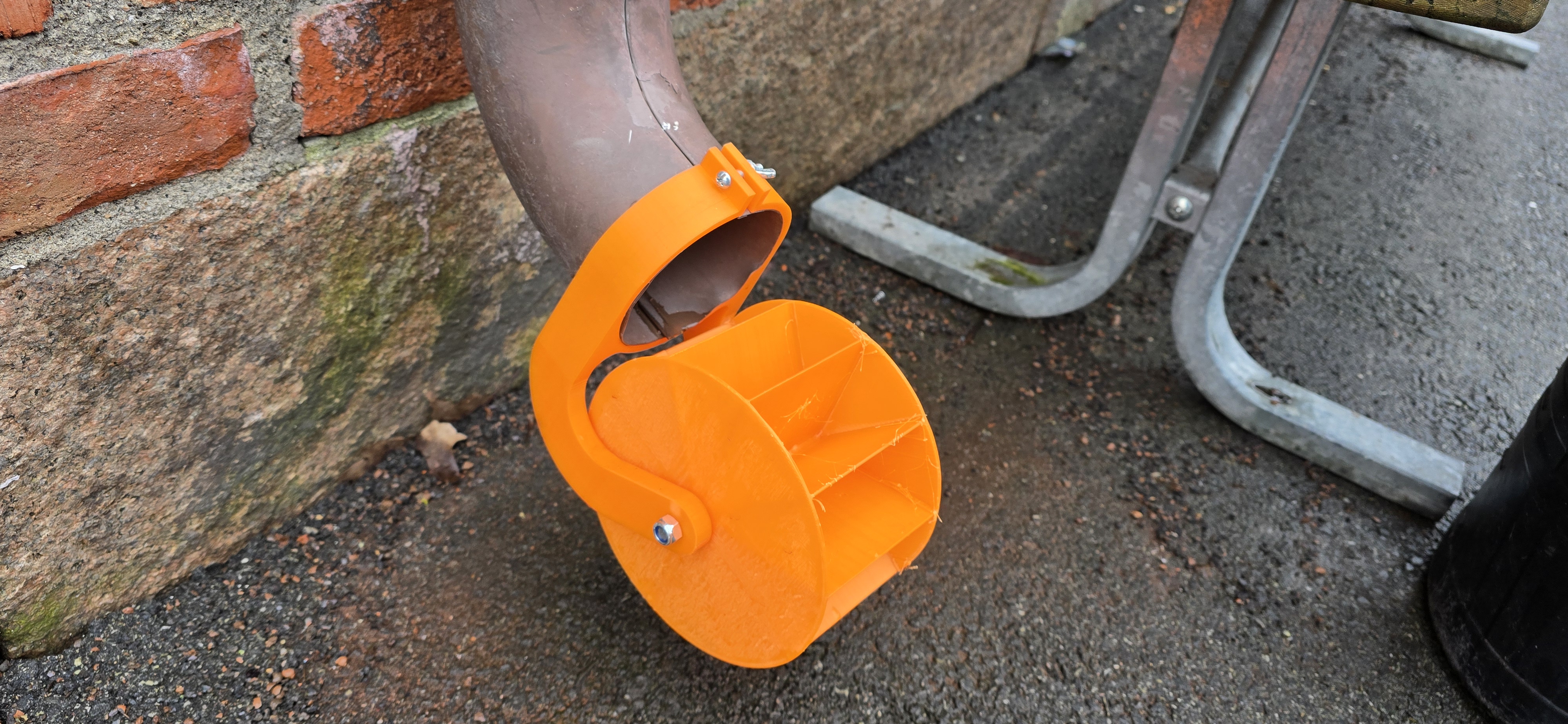 Downspout Watermill
