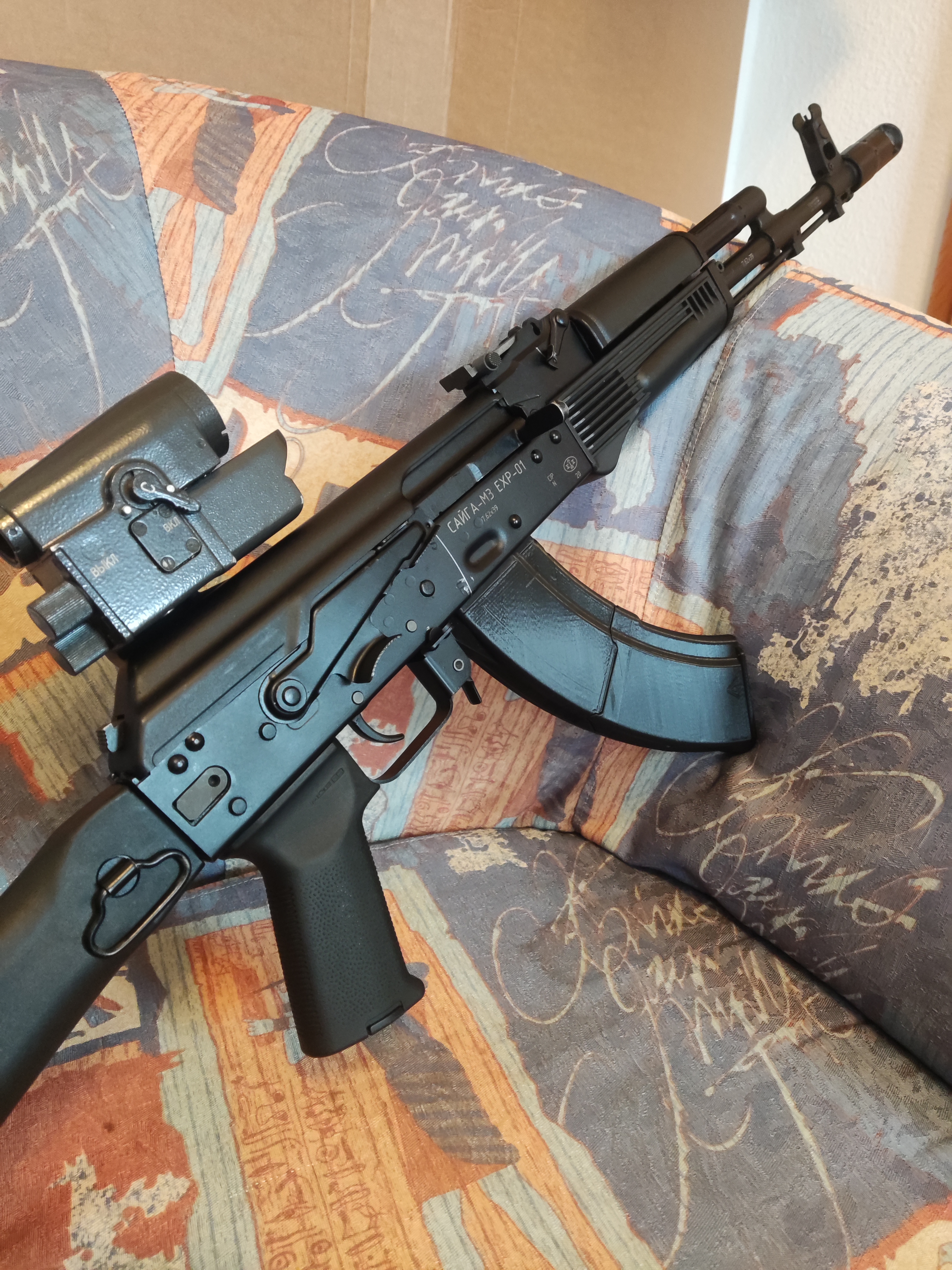 AKM AK-47 10/30 Round Magazine V2 AR-15 Spring compatible