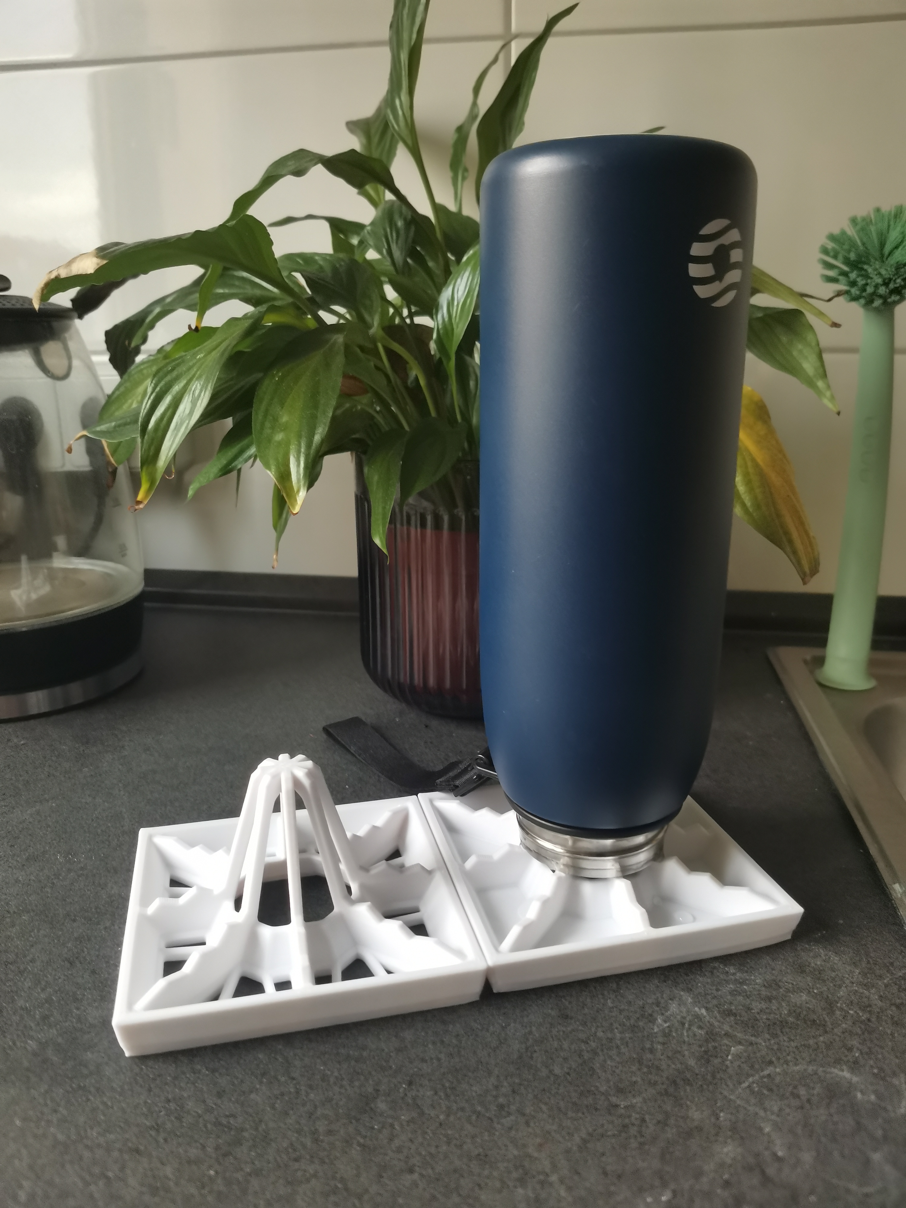 Miniatura 8 do modelo 3D Stackable Bottle Drying Rack (5 variations)