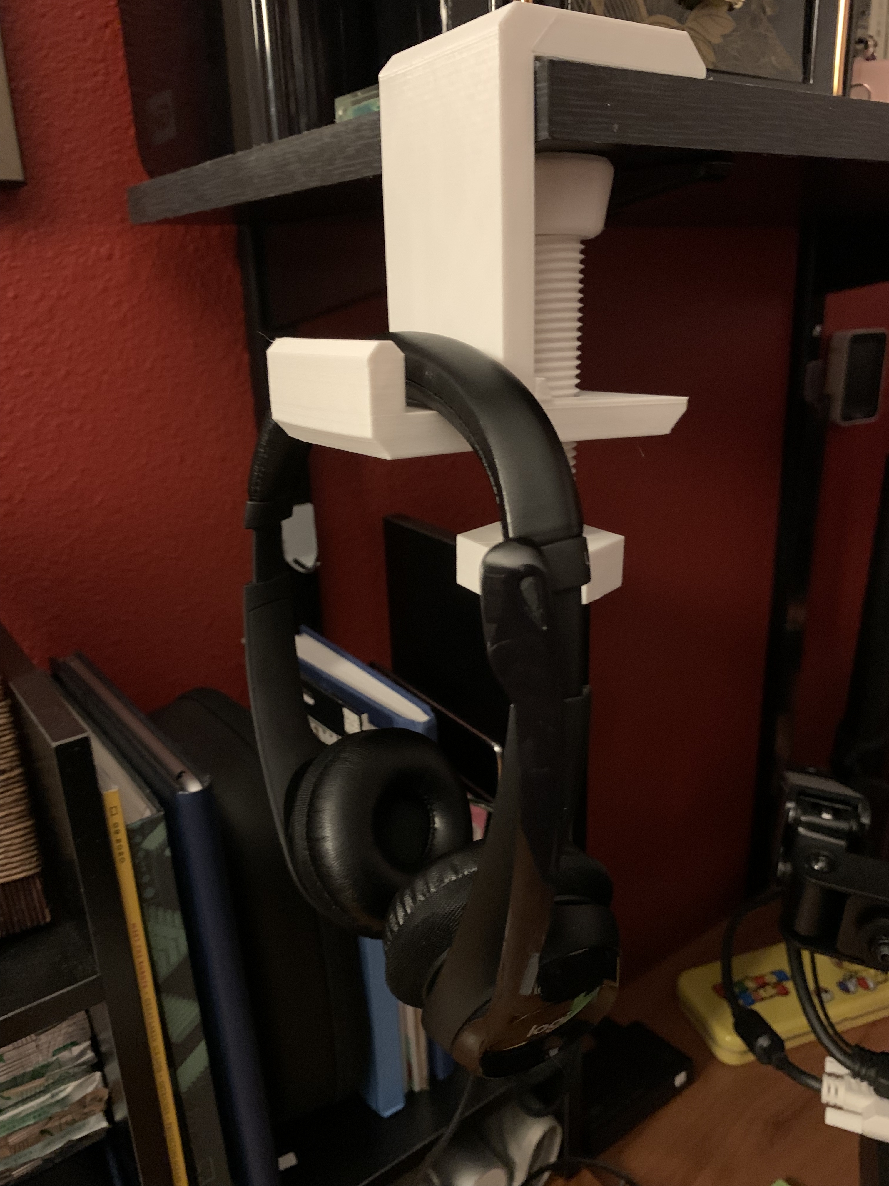 Headphone / Headset Hook Clamp