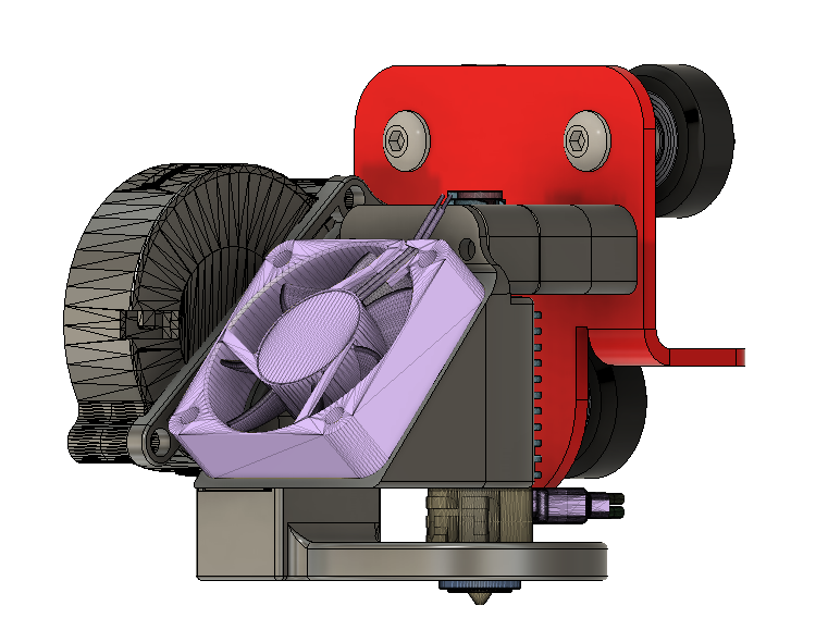 E3D Revo6 Hotend Mount for Longer LK4/Alfawise U30