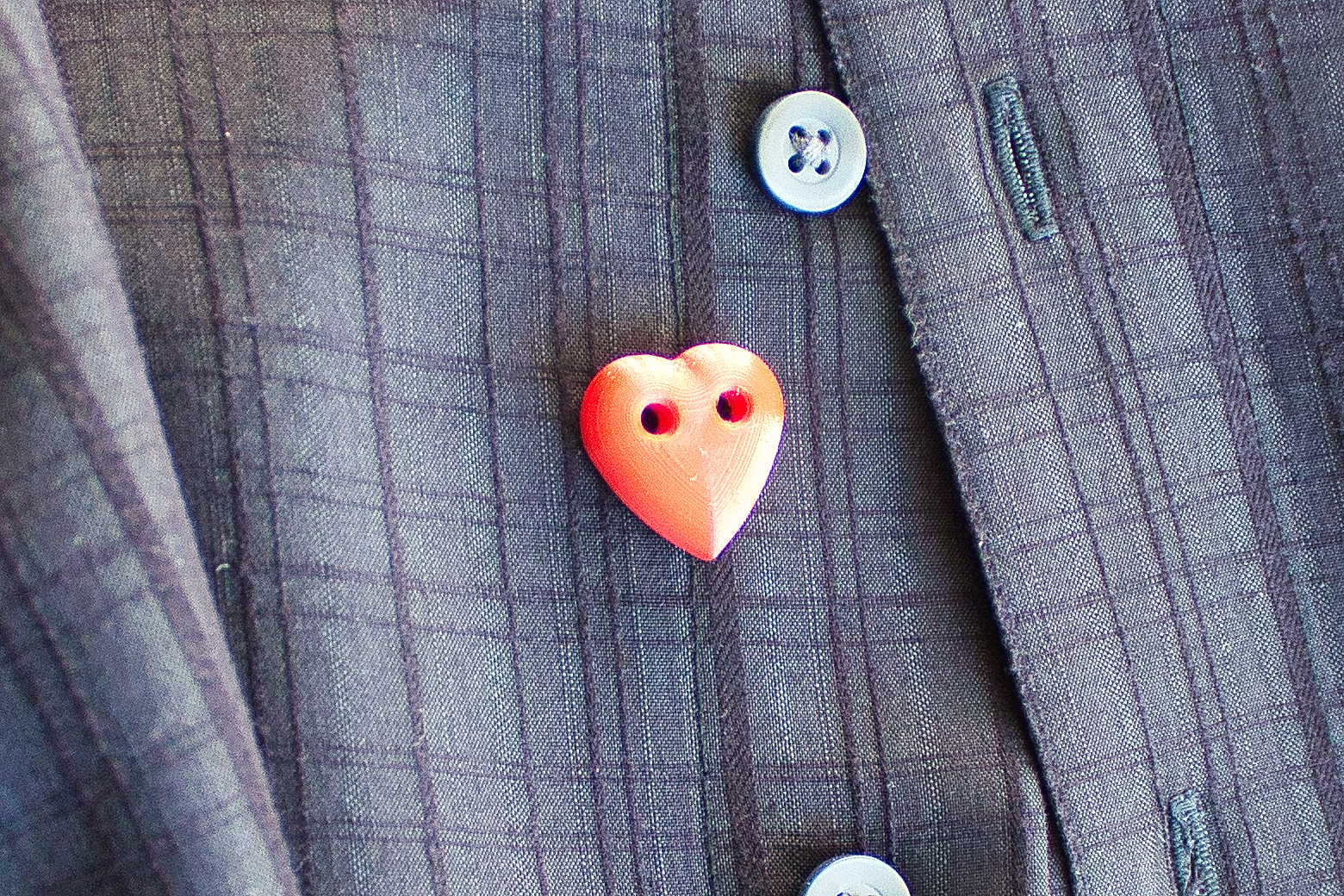 Miniatura 3 do modelo 3D Heart Button
