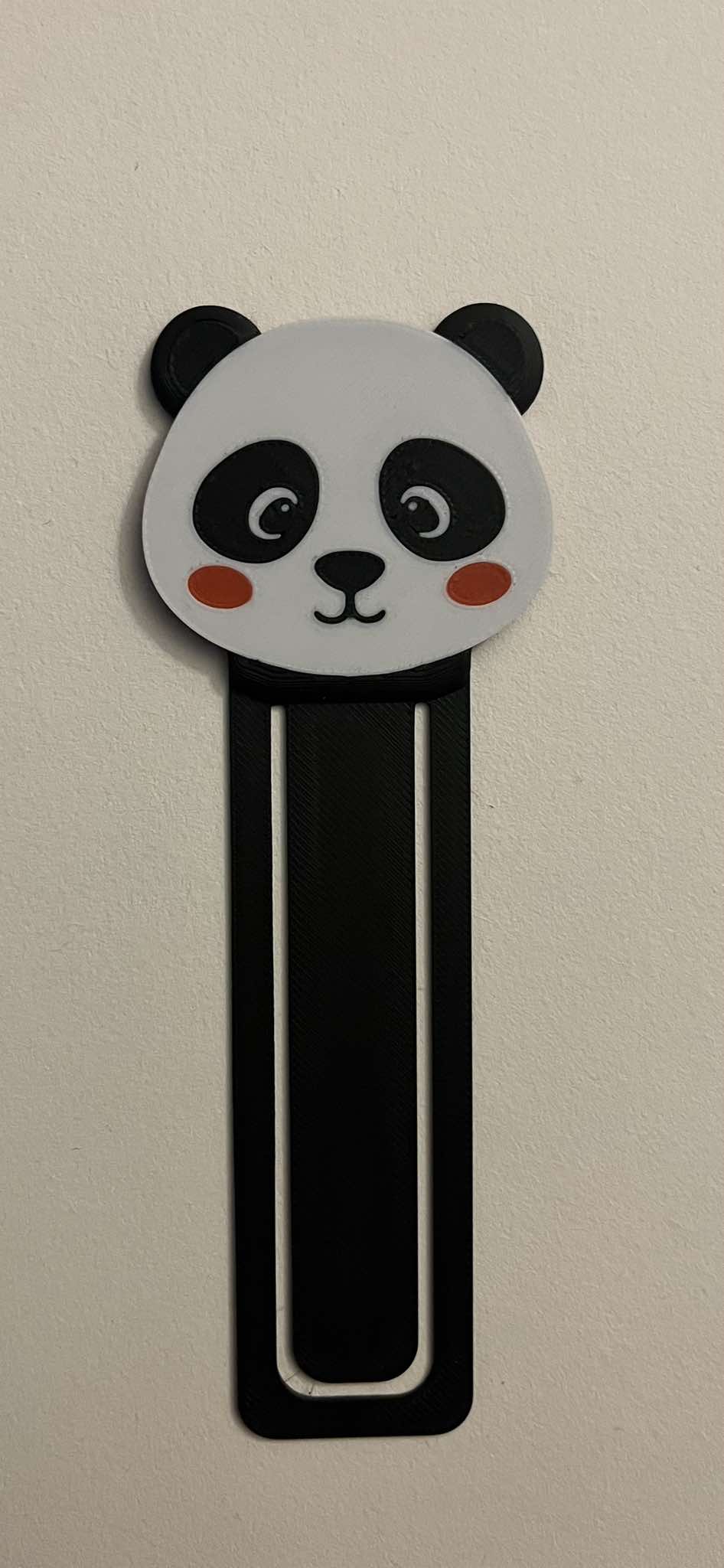 Miniatura 2 do modelo 3D Panda bookmark
