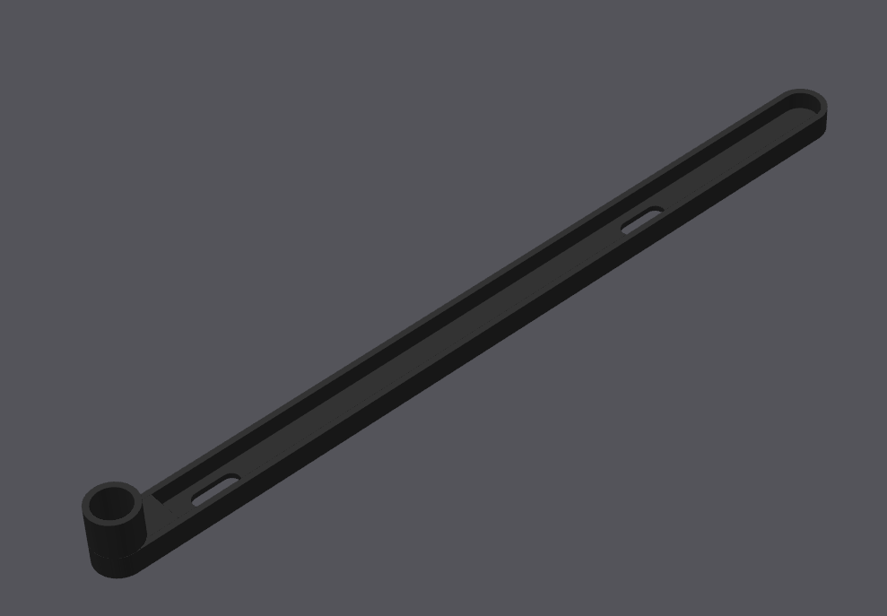 Barrister bookcase rail