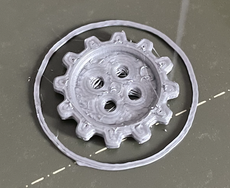 Miniatura 2 do modelo 3D Cog Button