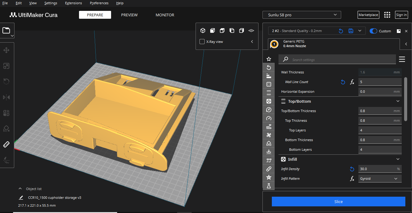 2nd Gen Ram cupholder storage 3D model