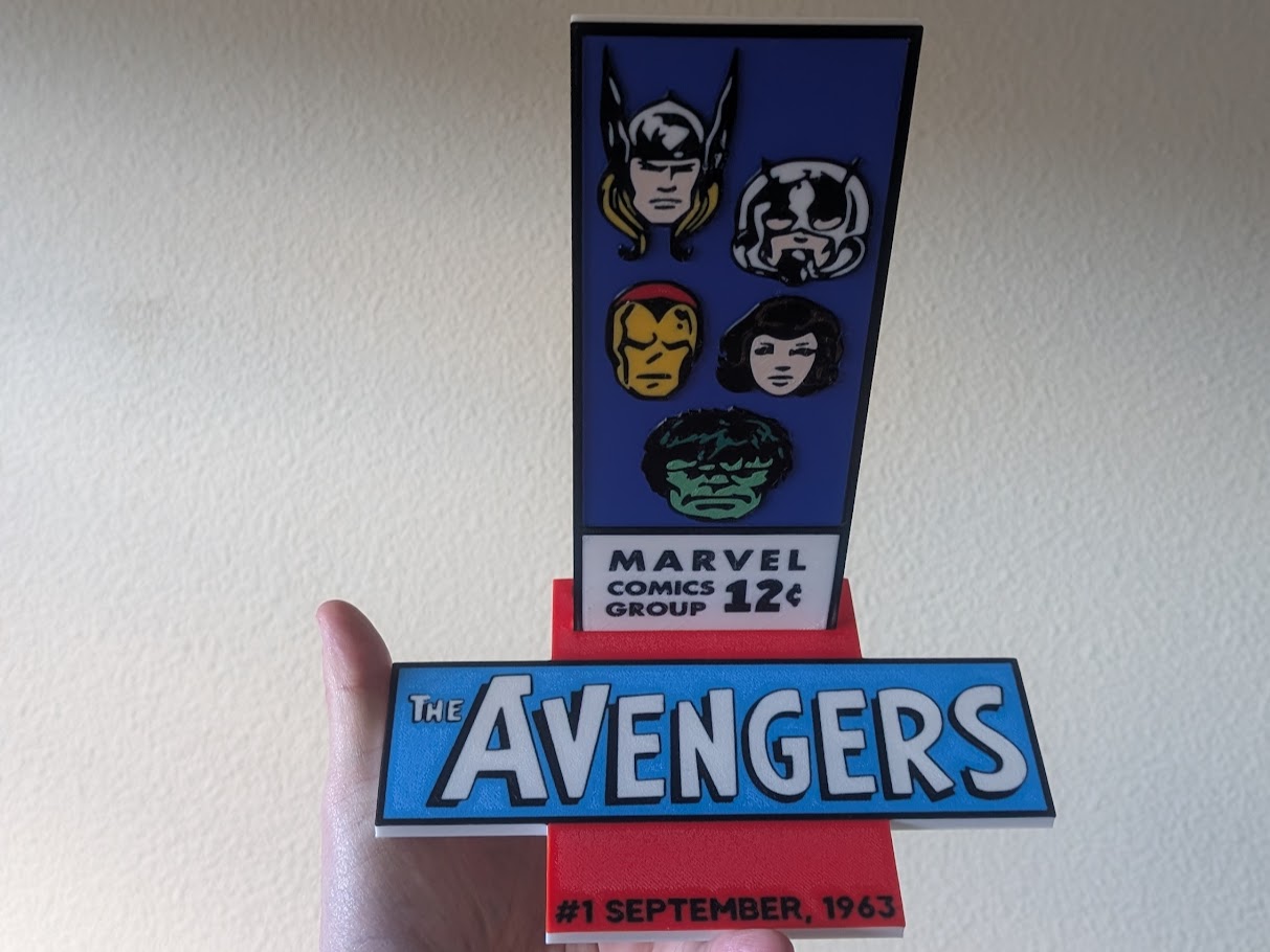 Stand for Avengers Corner Box