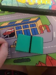 Fold out tray