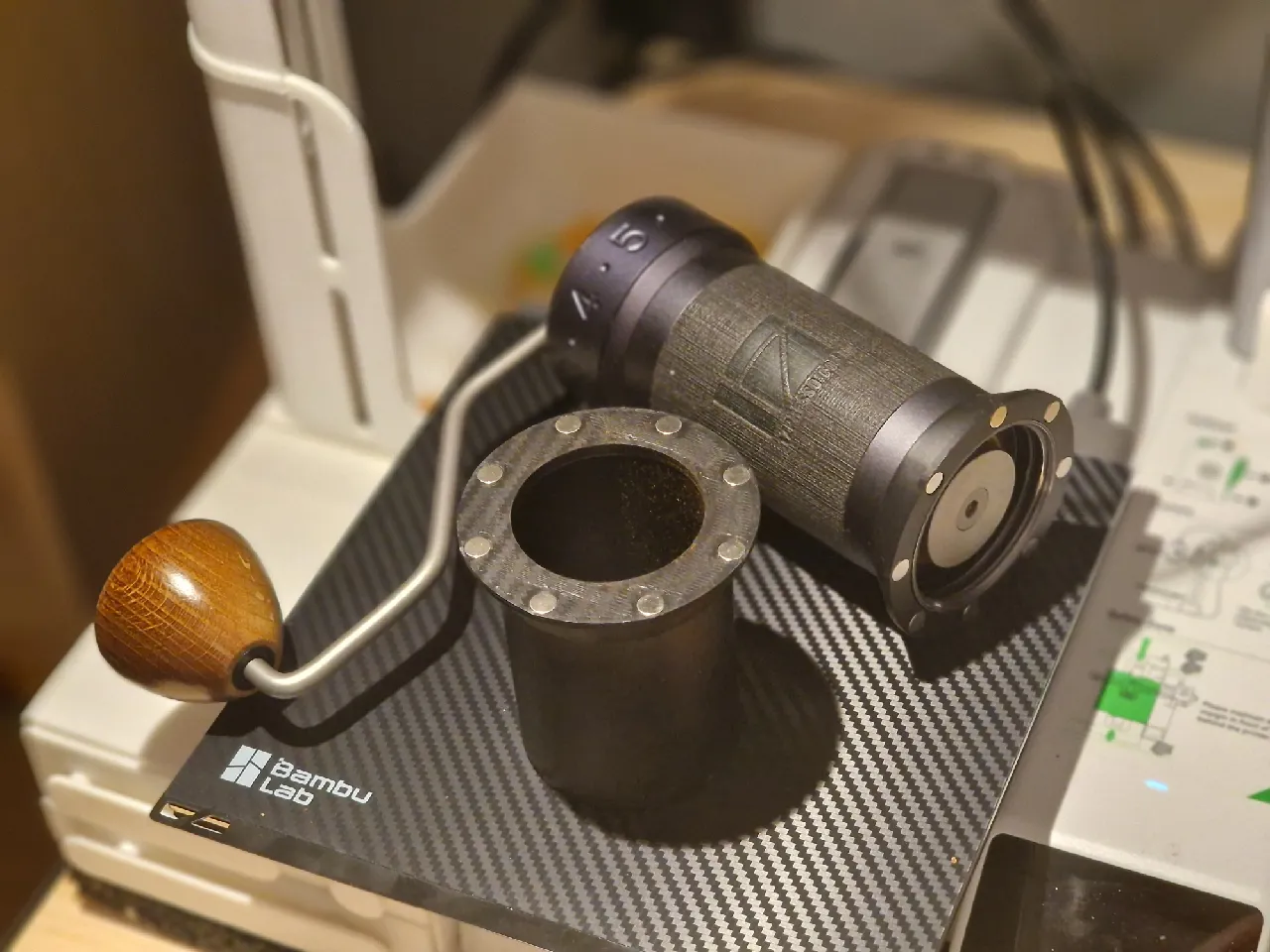 Magnetic catch cup for 1ZPresso ZP6 by ACoffeeNerd | Download free