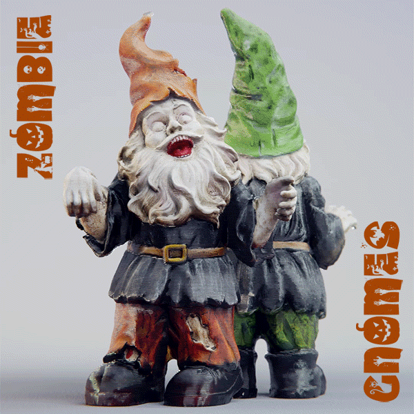 Halloween Decoration | Zombie Gnomes