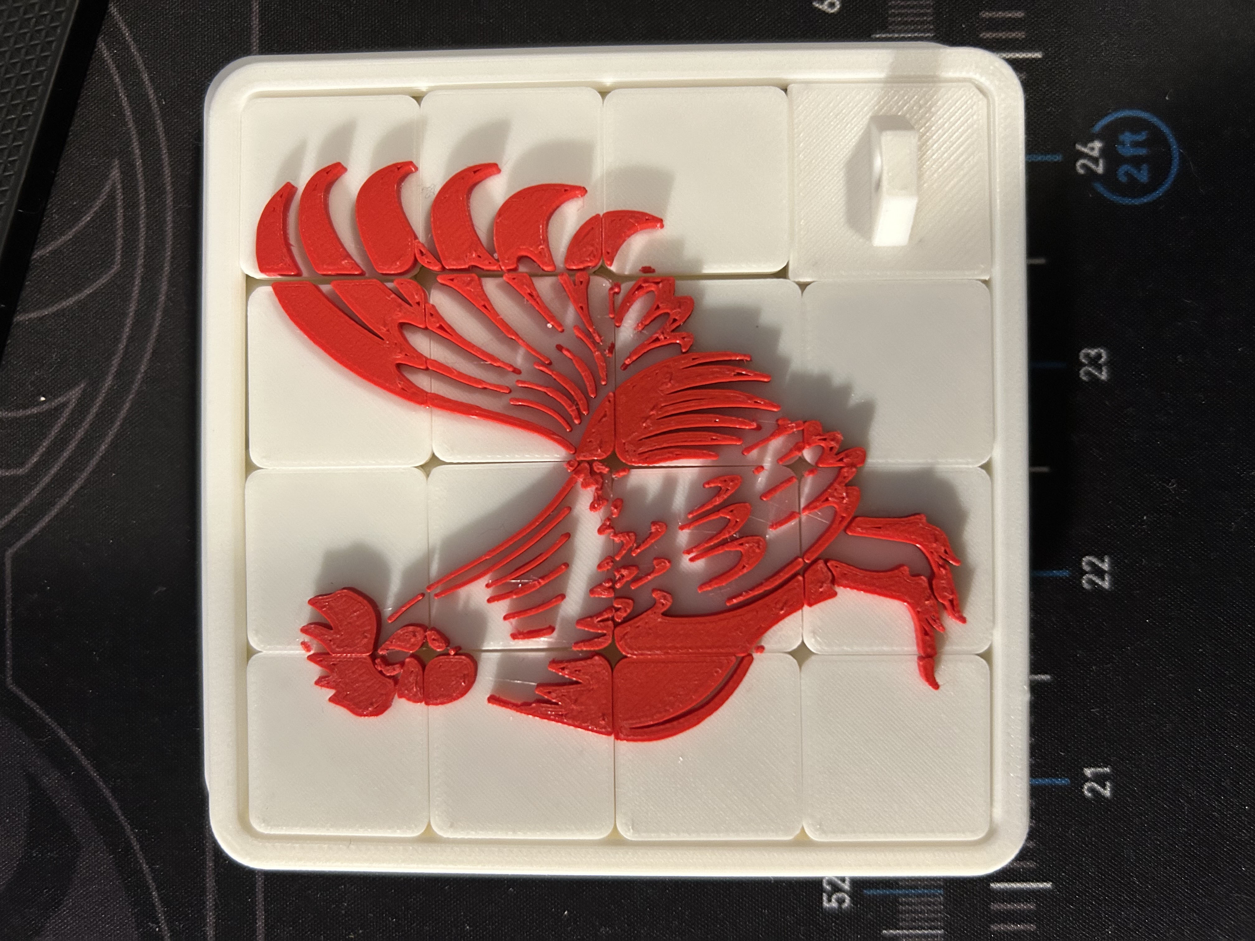 Rooster Sliding Puzzle 4x4