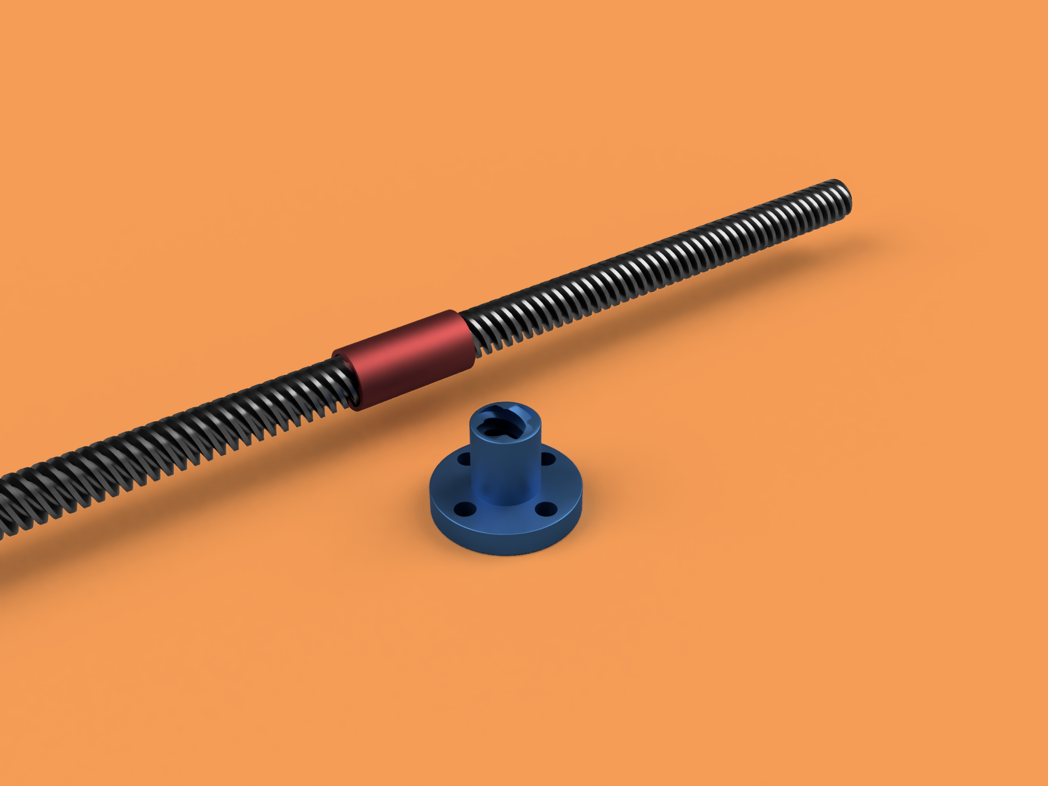 [OETS] Trapezoidal Spindle standard parts TR8x8 4 grooves