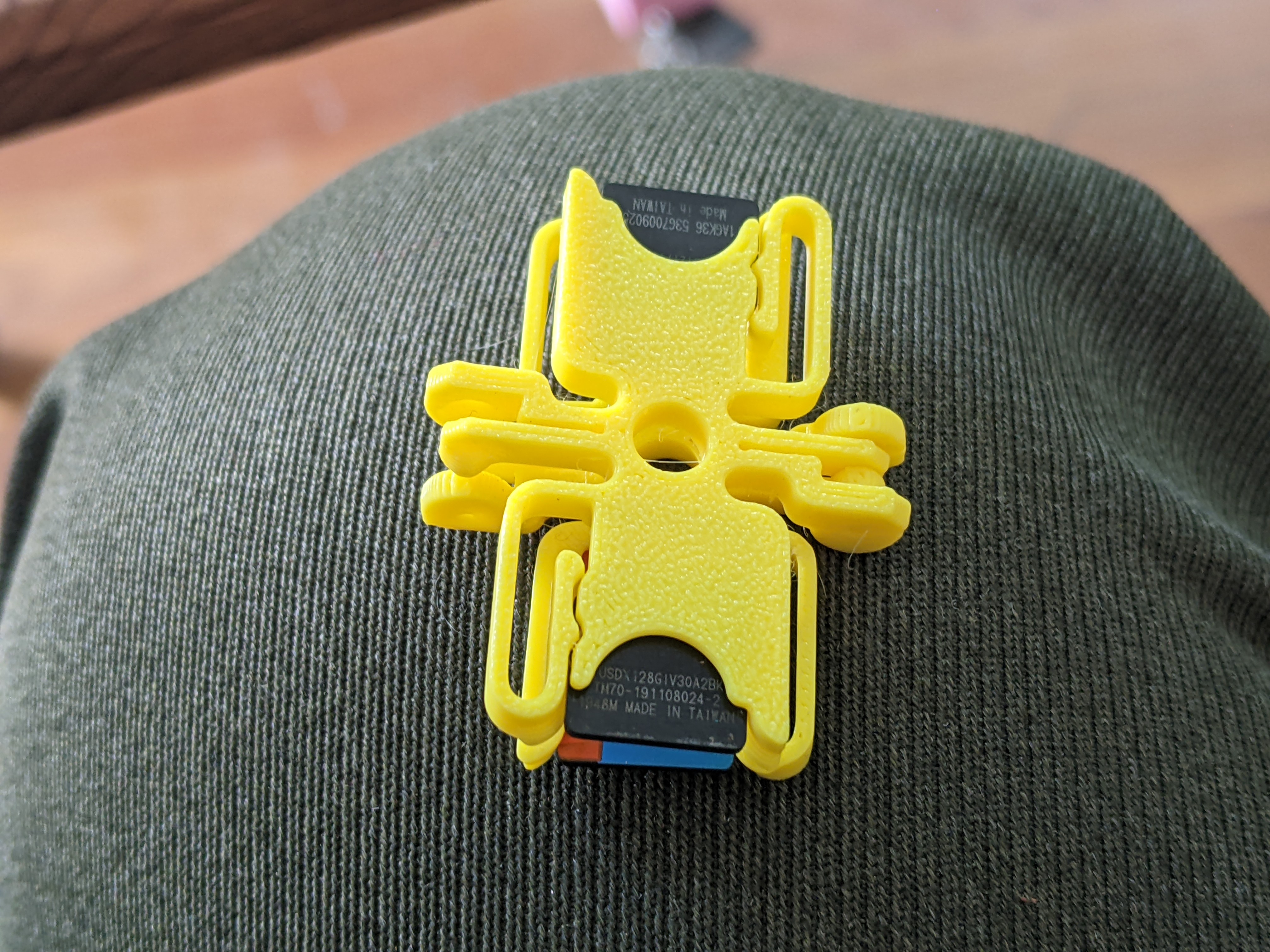 Miniatura 3 do modelo 3D Modular Roll-Up Micro SD Card Holder
