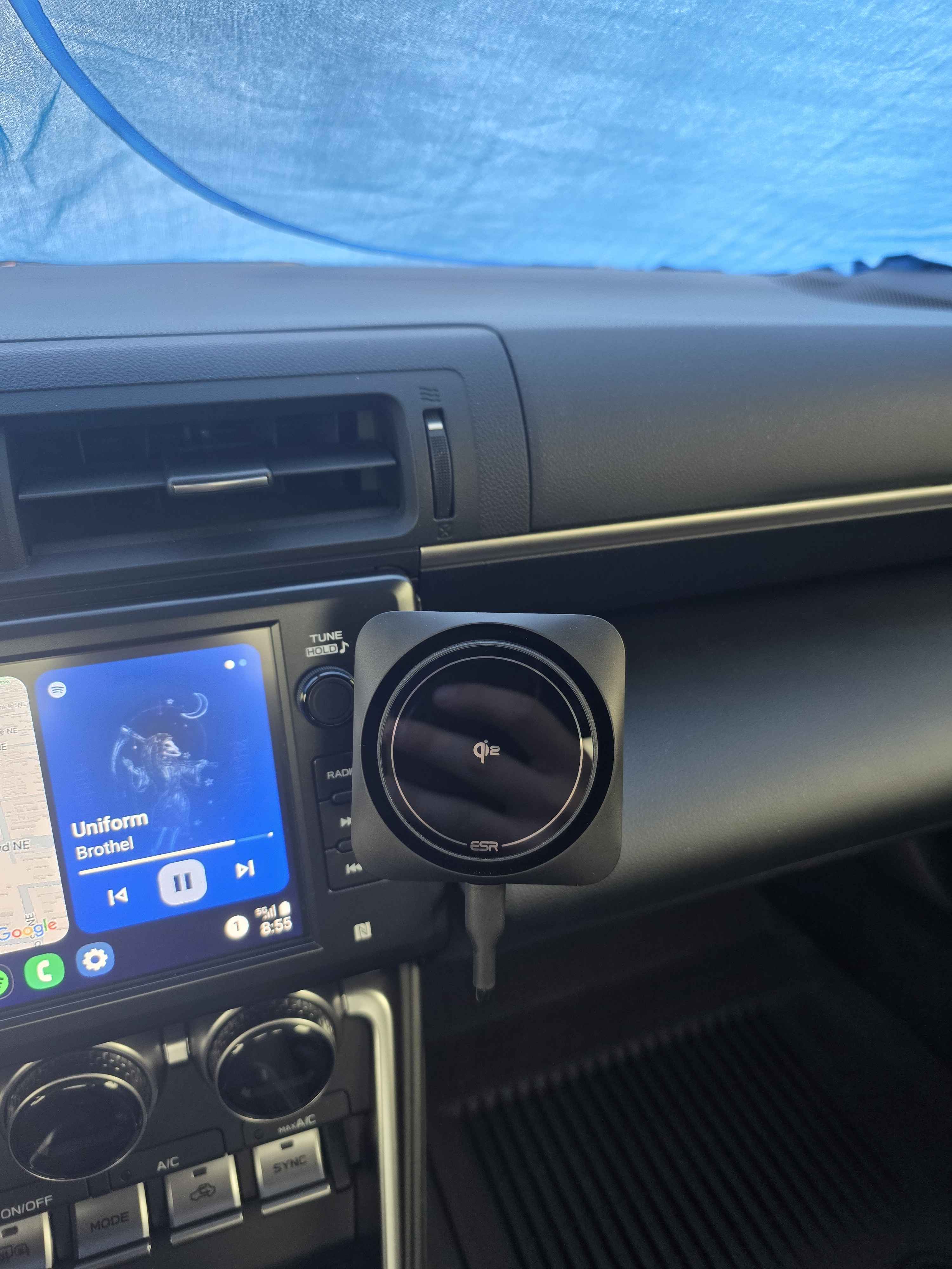 BRZ/GR86 ESR Brand Qi2 ball joint arm adapter phone mount