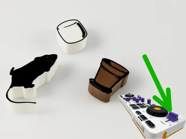 Dead Mouse Marshmallow Tiesto - DJControl Mix Fader Caps
