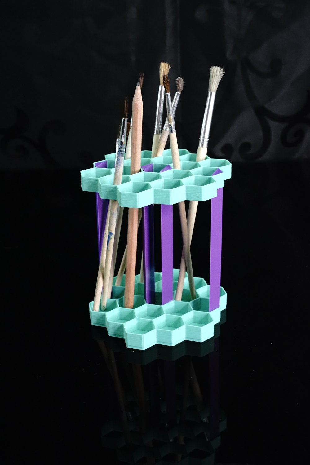 Hexagonal Pen / Brush Holder