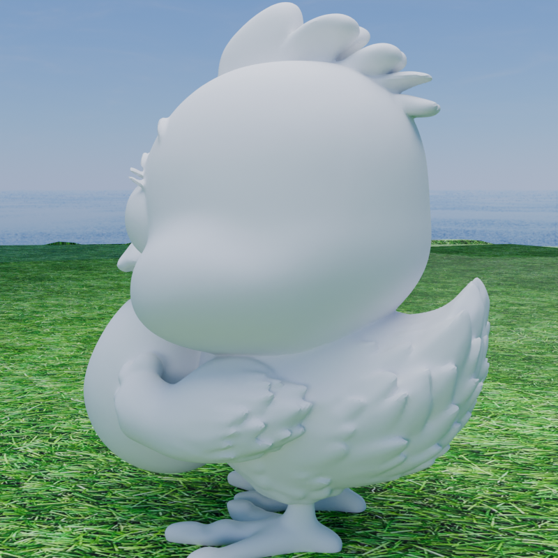 Miniatura 7 do modelo 3D Easter Chick