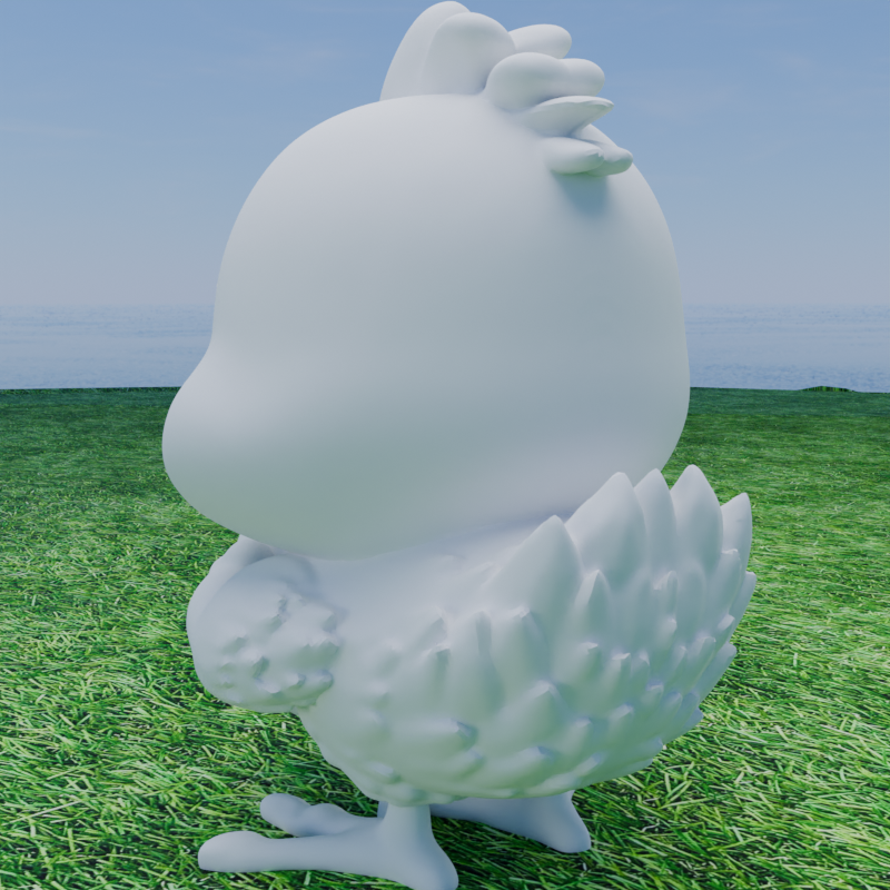 Miniatura 8 do modelo 3D Easter Chick