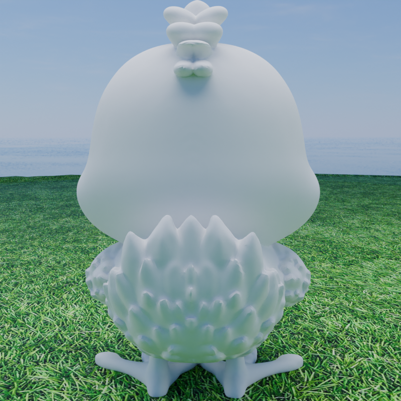 Miniatura 9 do modelo 3D Easter Chick