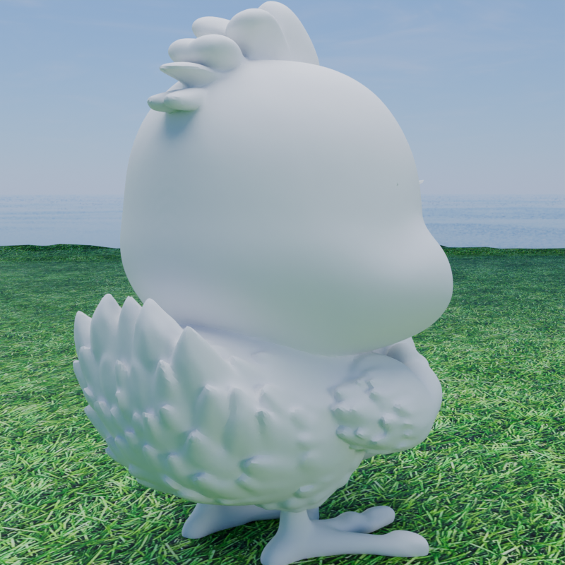 Miniatura 10 do modelo 3D Easter Chick