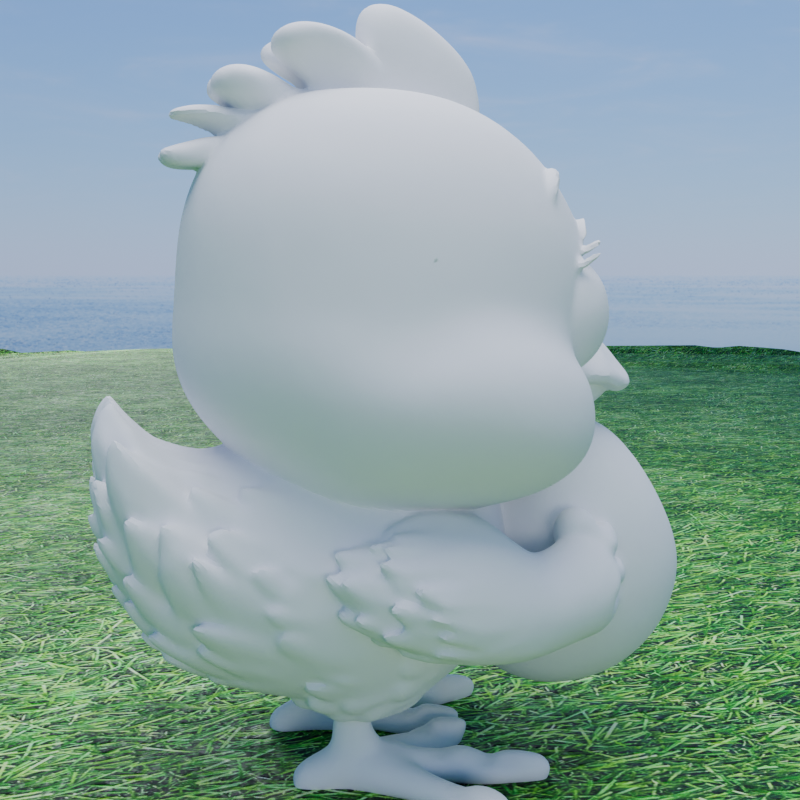 Miniatura 3 do modelo 3D Easter Chick