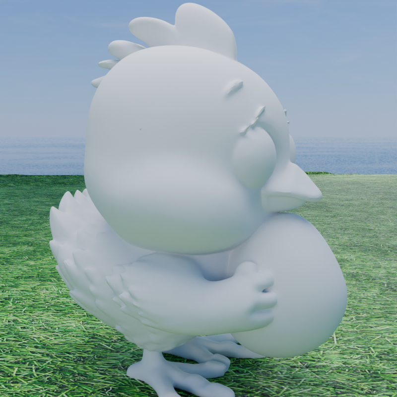 Miniatura 11 do modelo 3D Easter Chick