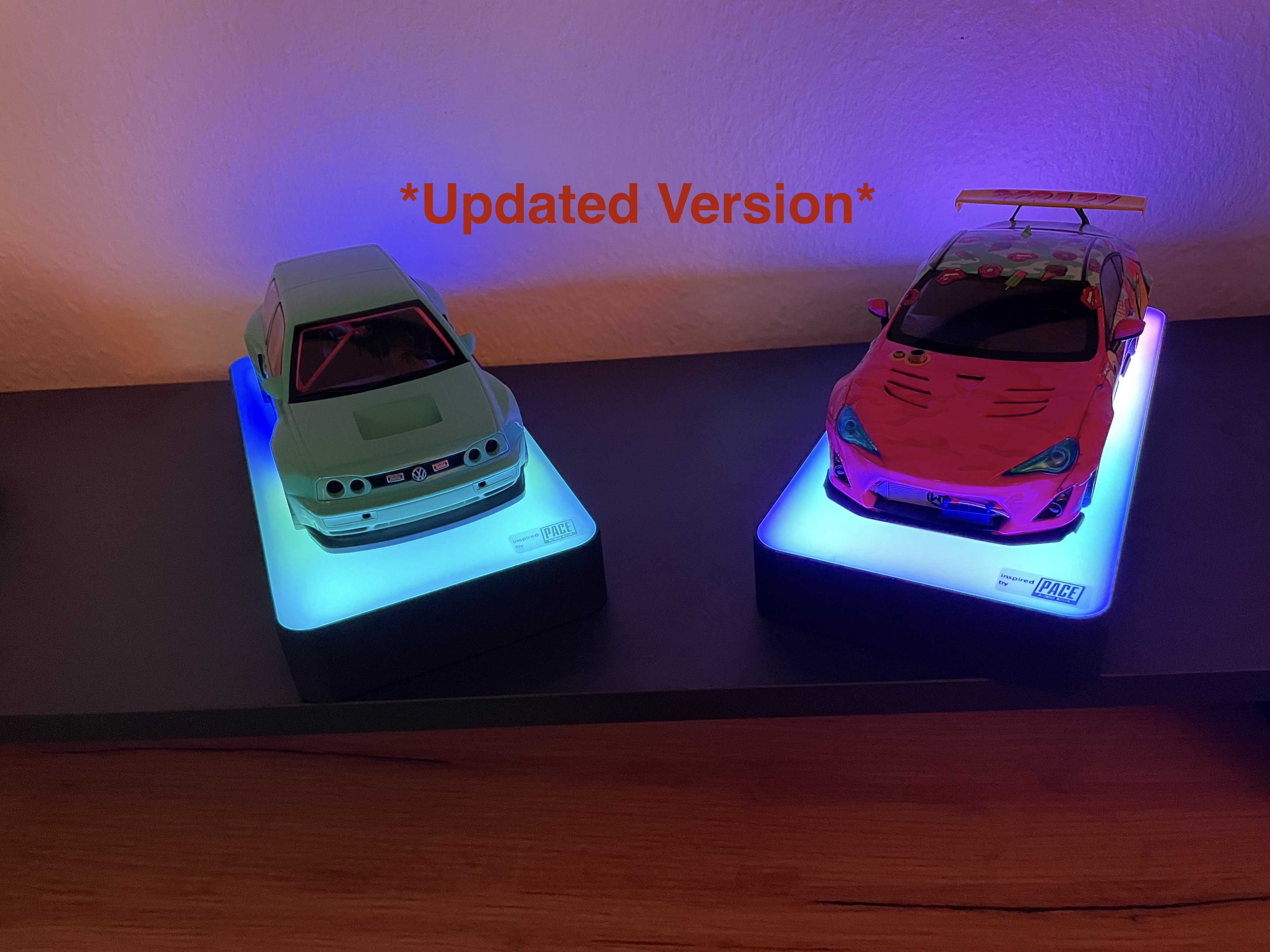 JP Performance PACE museum like Car Display Stand (1/18 scale) *updated version*