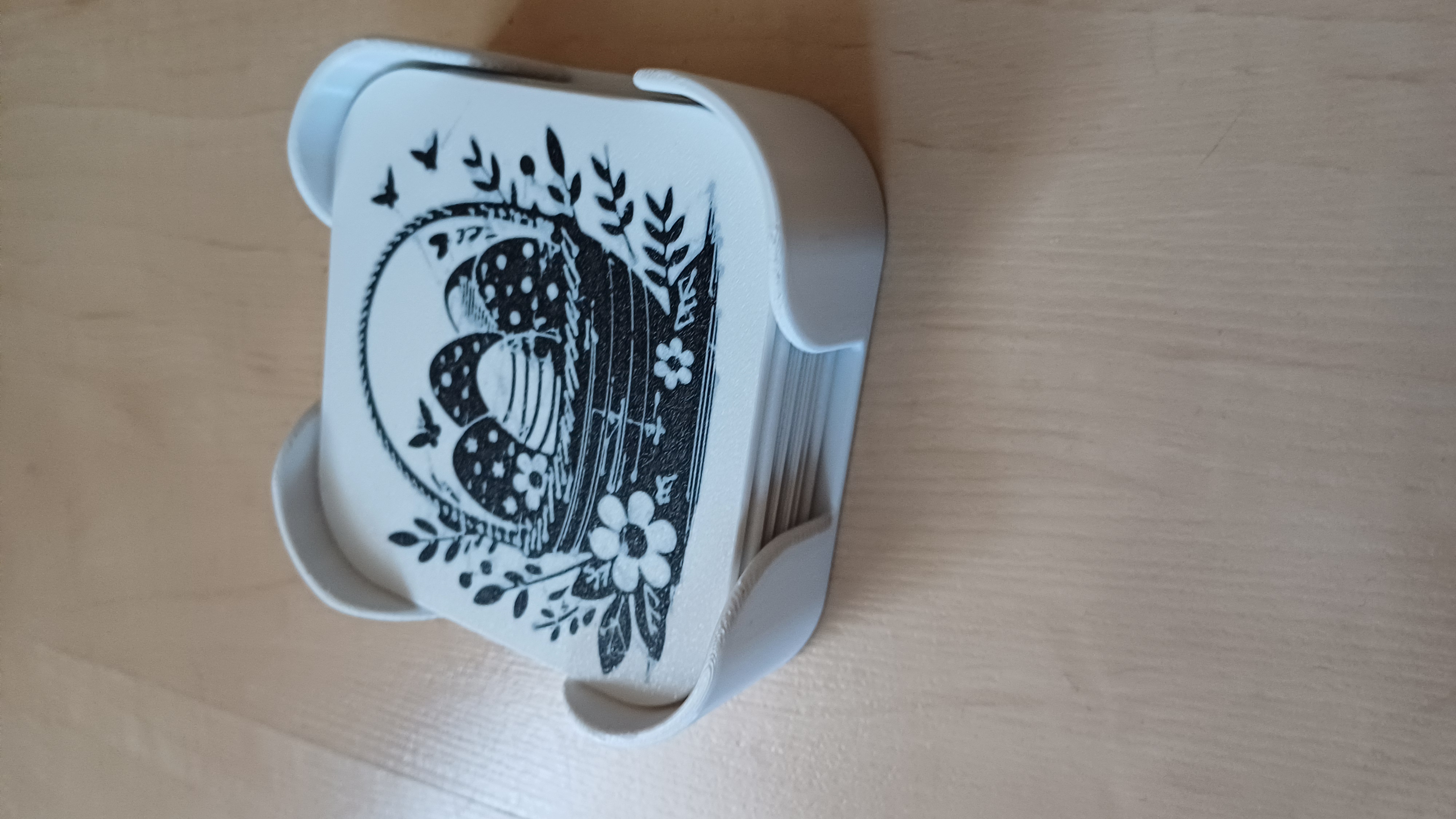 Podtácek velikonoční + stojan. Easter coaster + stand.