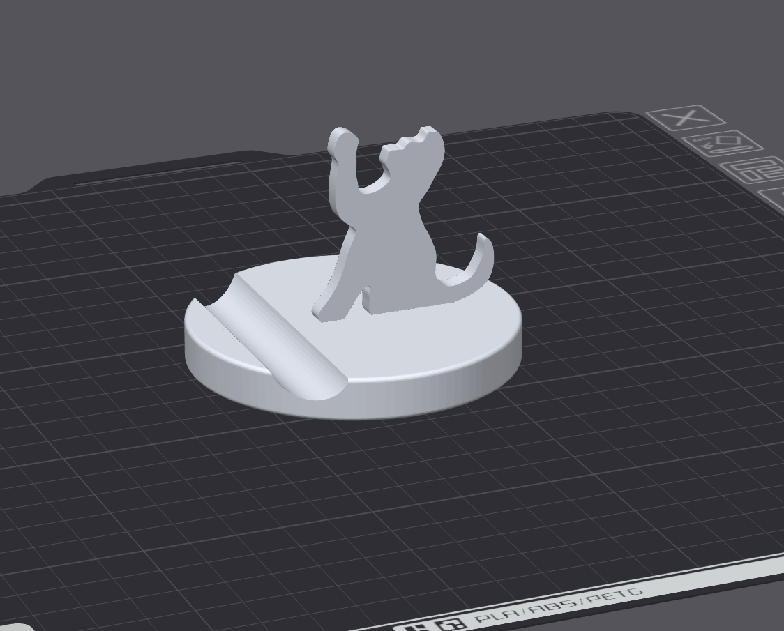 Cat phone stand