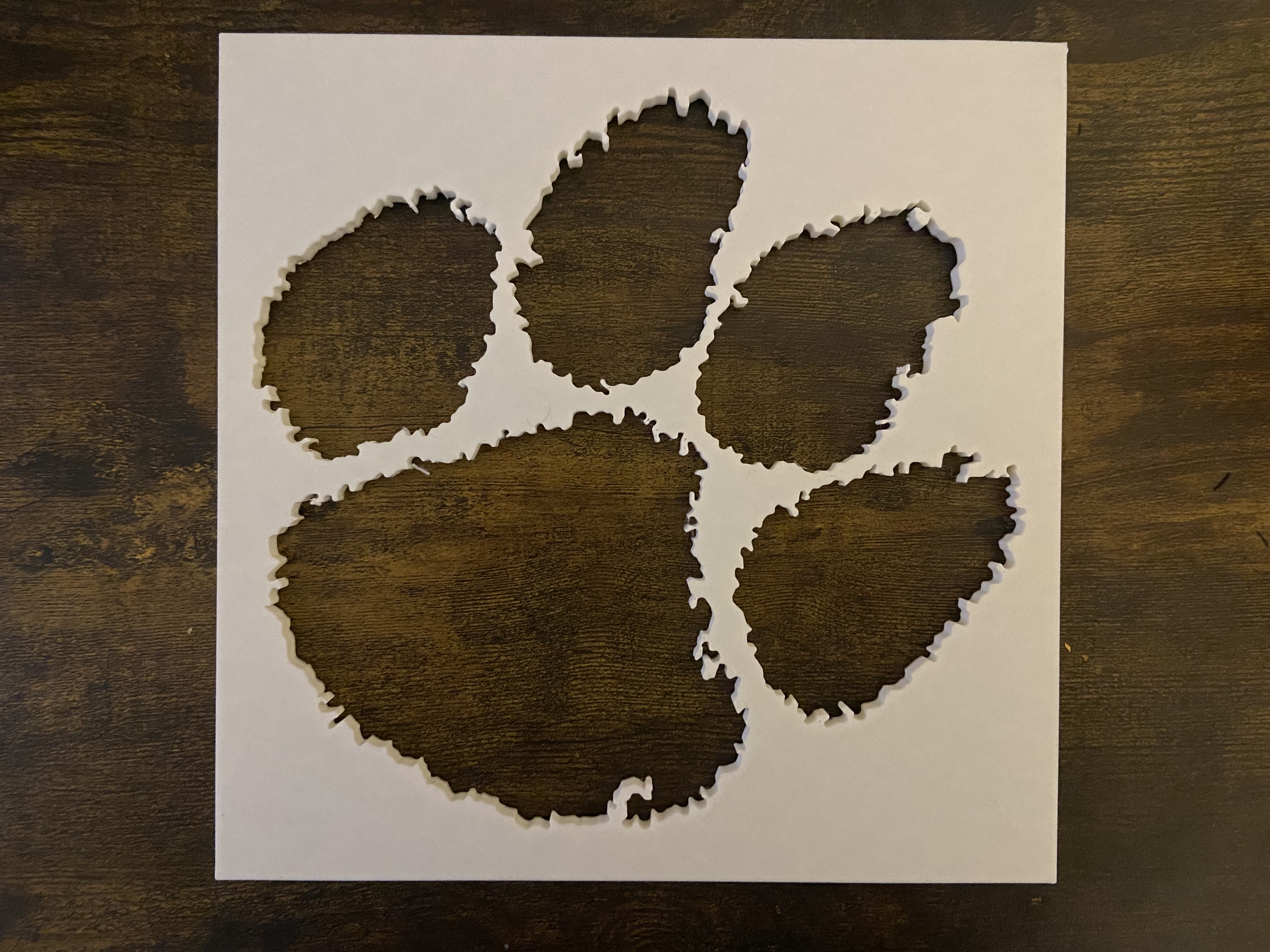 Clemson Tiger Paw - Stencil