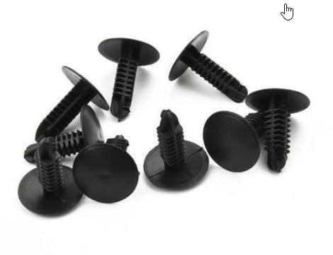 Push-In Rivets with Ribbed Shank