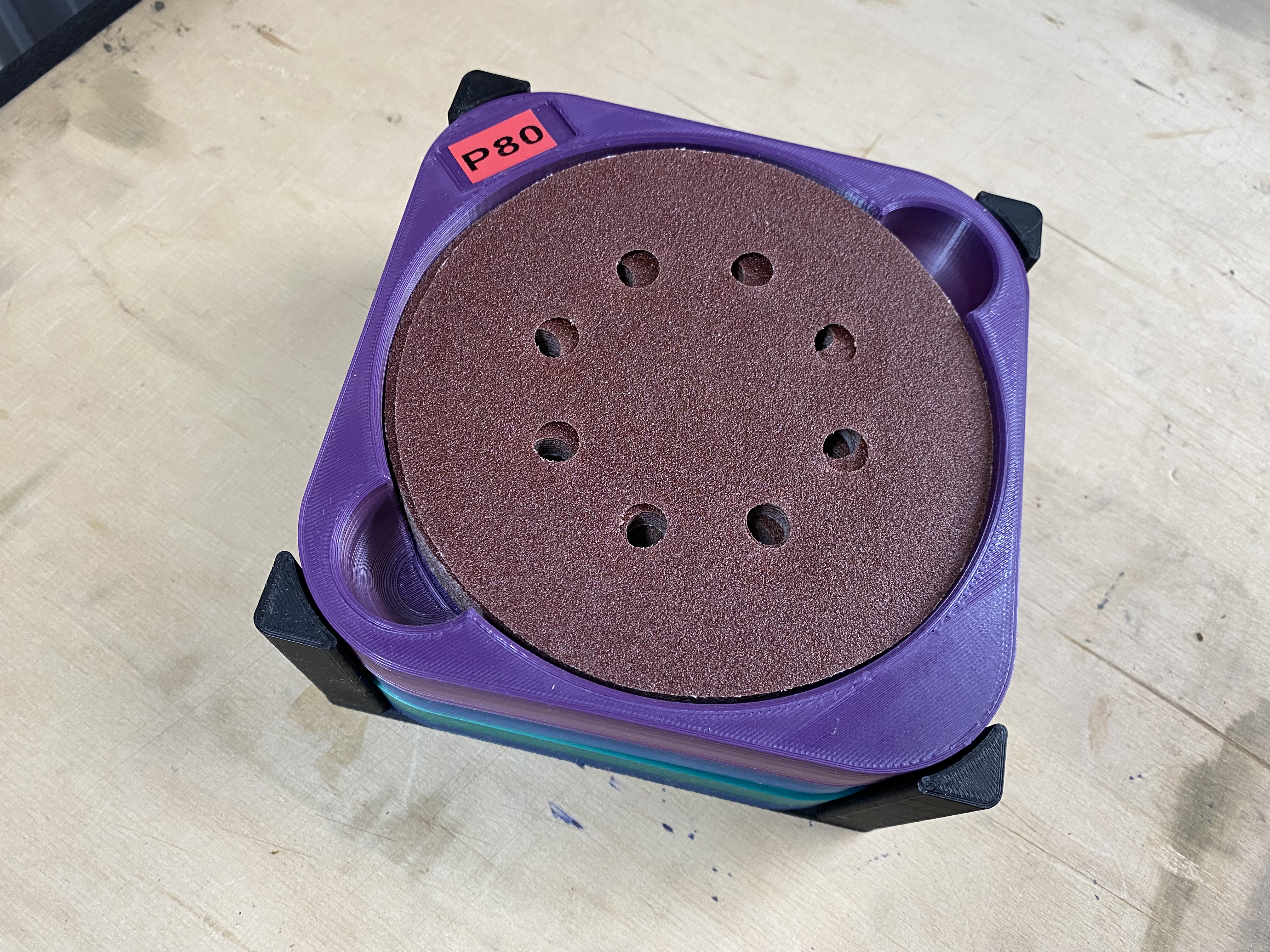 Pallet for grinding wheel holder Ø 125 mm