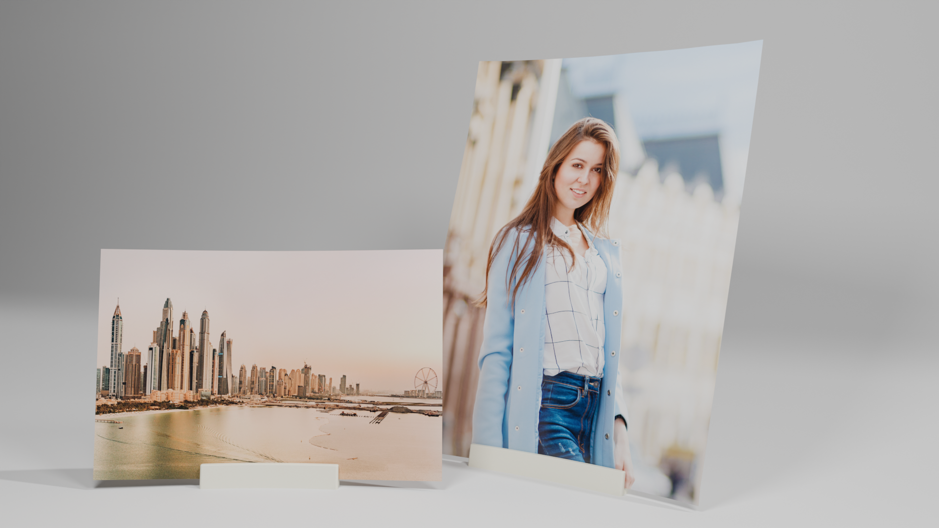 Elegant minimalist photo stand