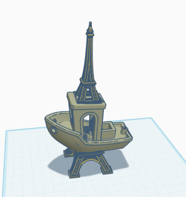 Eiffel-Benchy