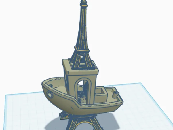 Eiffel-Benchy