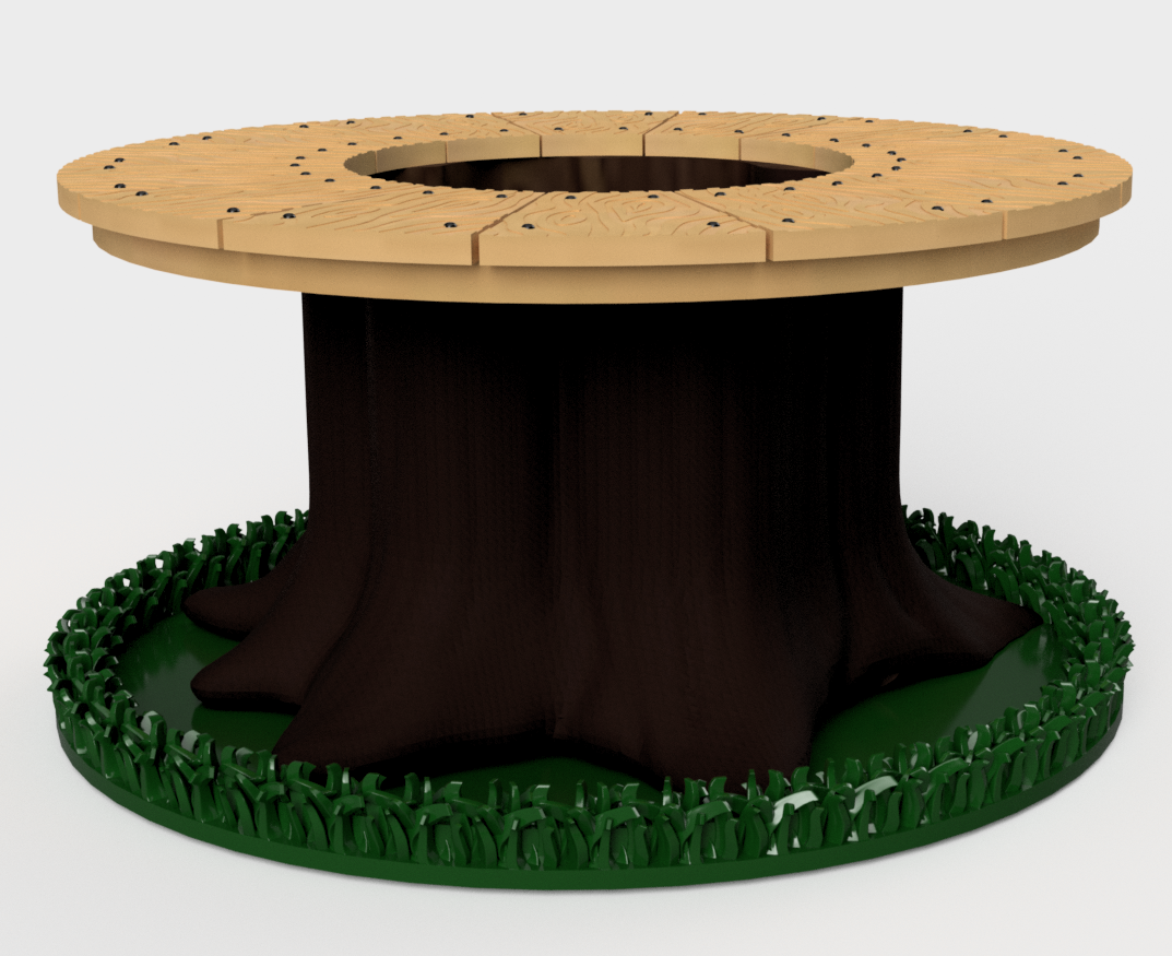 Miniatura 5 do modelo 3D Tree Stump Planter