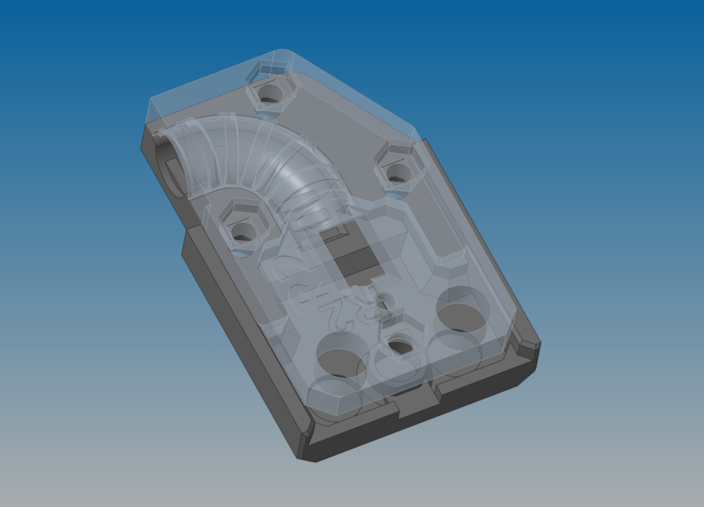 Heatbed cable cover clip 90° Prusa i3 MK3.5S+ / MK3.9 / MK4 / MK4S for IKEA LACK, retrocompatible with MK3S / MK3S+