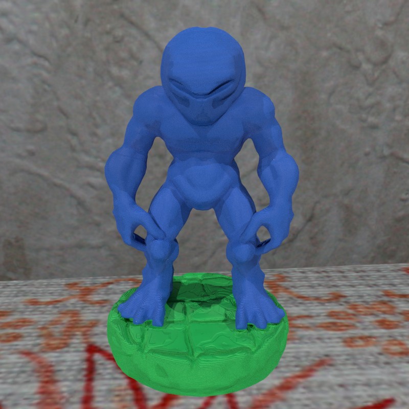 Wargames Alien Miniature Suportless DnD Style