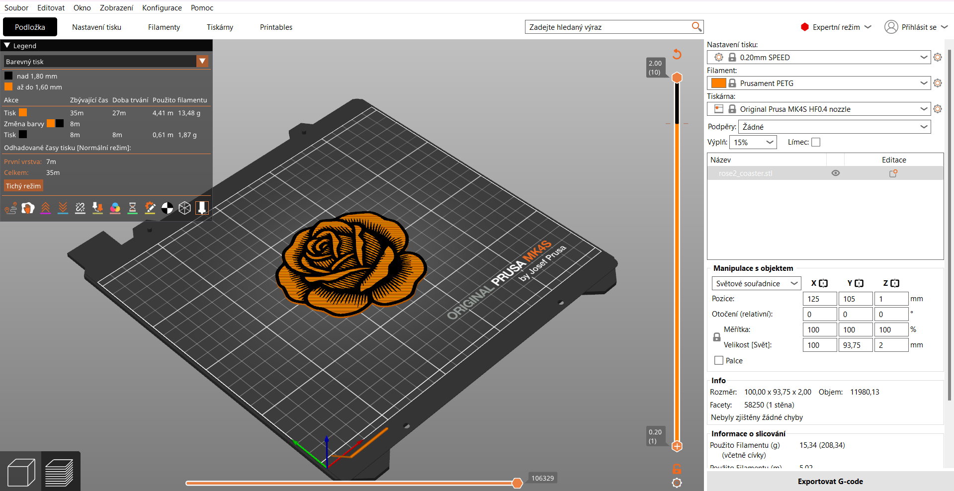 Two coasters: Simple roses — miniatura 7