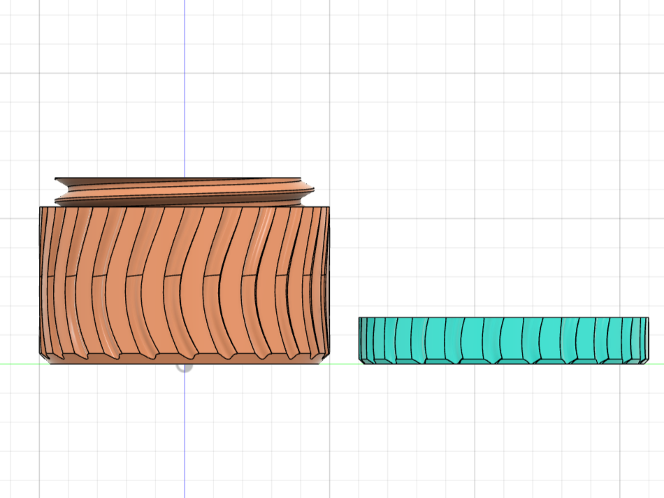 Miniatura 5 do modelo 3D 2 round threaded box