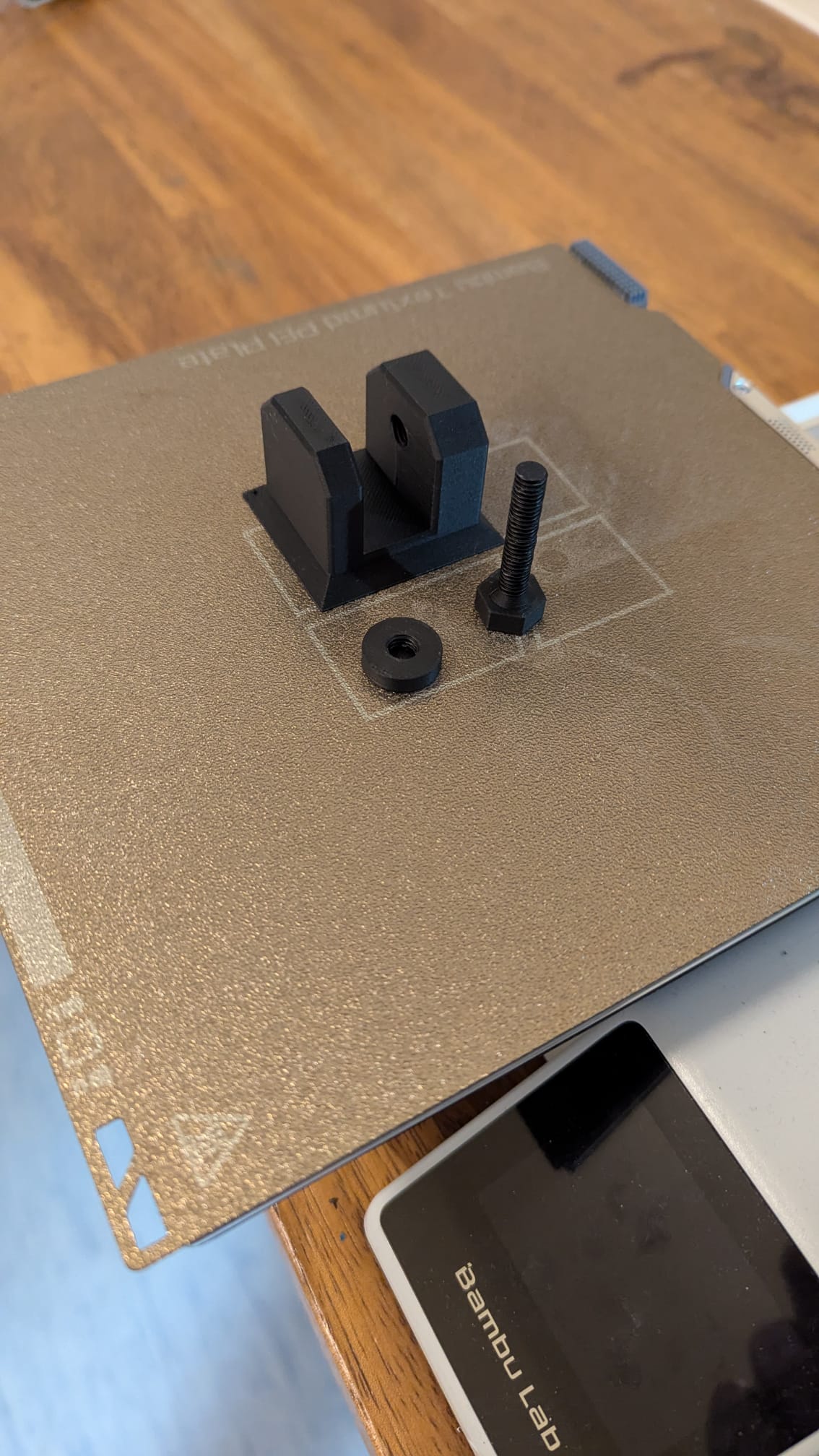 Miniatura 2 do modelo 3D mini clamp for microscope