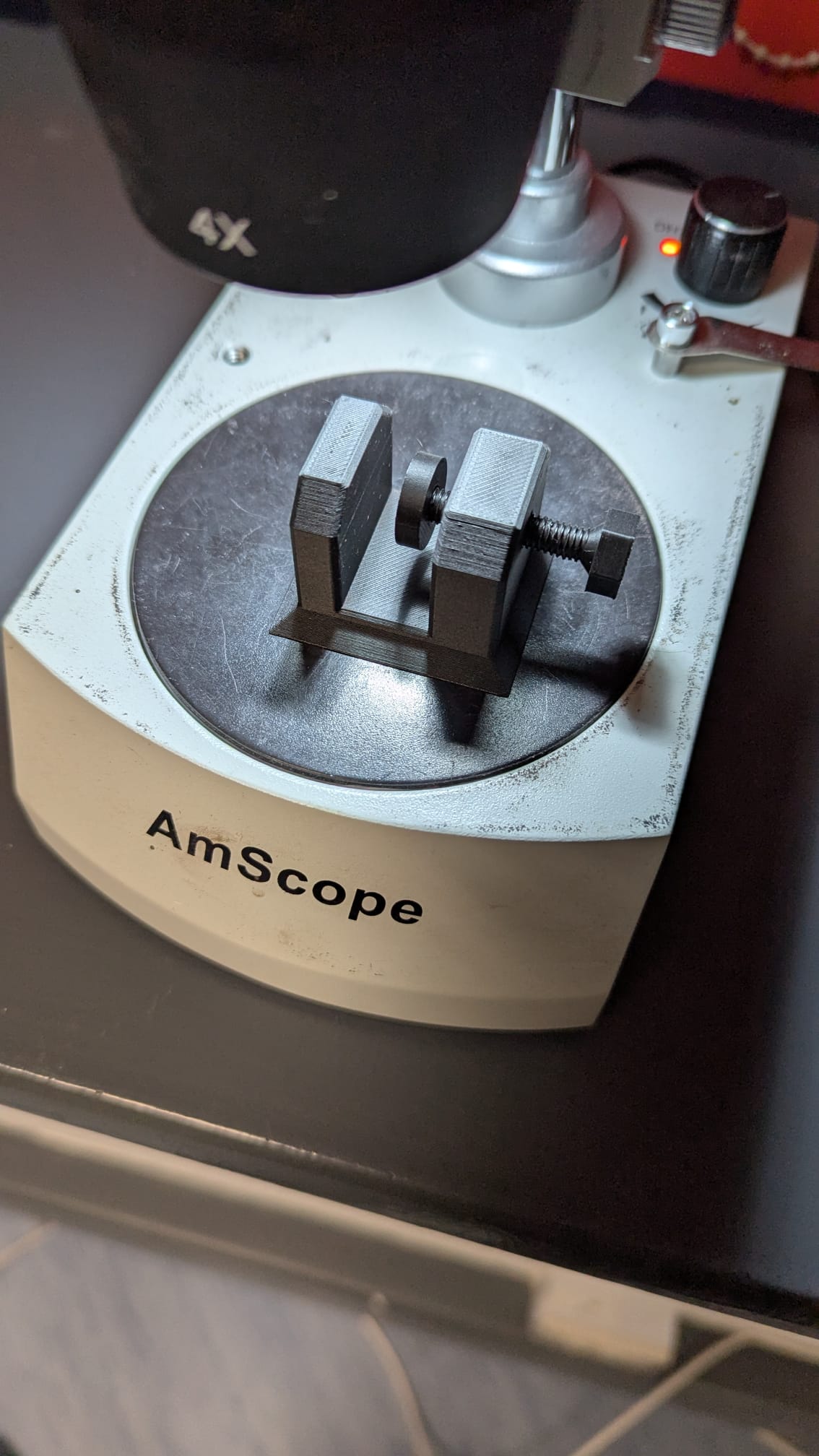 Miniatura 3 do modelo 3D mini clamp for microscope